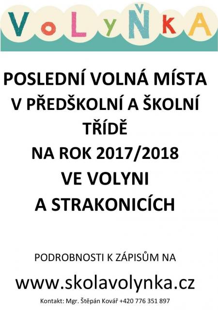 Škola Volyňka otvírá