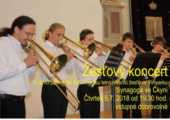 Koncert účastíků XXV. ročníku Letních kurzů žesťů Vimperk 2018