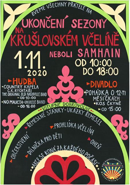 Ukončení sezony na Krušlovském včelíně neboli Samhain