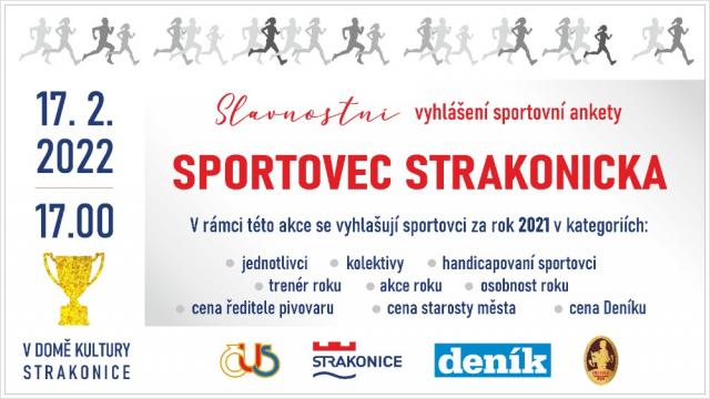 Sportovec Strakonicka - slavnostní vyhlášení ankety