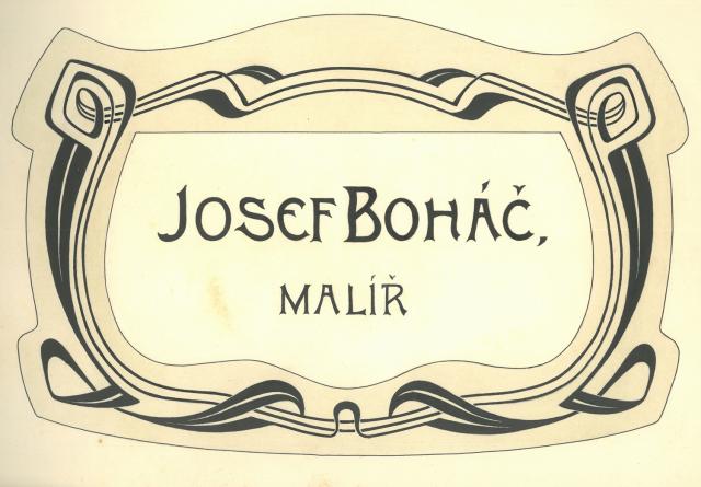 JOSEF BOHÁČ – ŠKOLNÍ PRÁCE