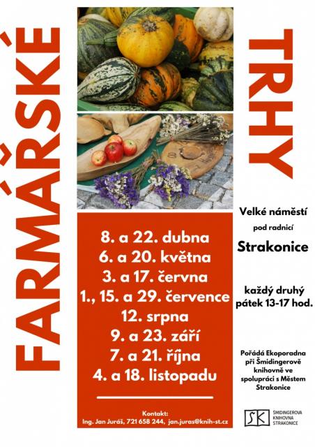 Farmářské trhy Strakonice 2022