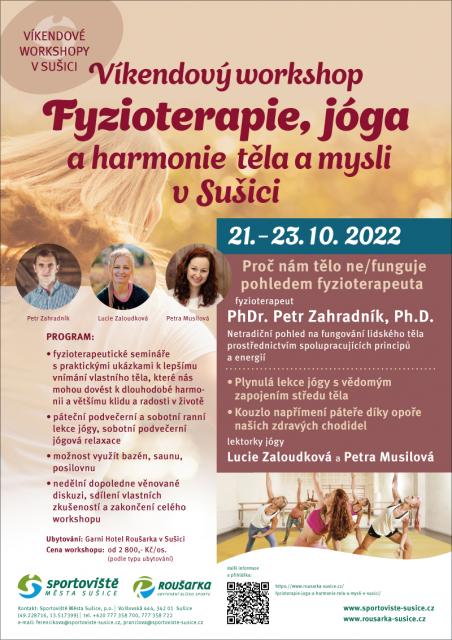 Fyzioterapie, jóga a harmonie těla a mysli v Sušici