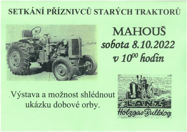 Setkání příznivců starých traktorů