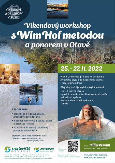 Víkendový workshop s WIM HOF METODOU v Sušici vás naučí vědomě ovládnout pocit chladu
