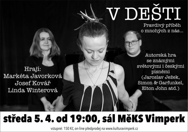 V dešti