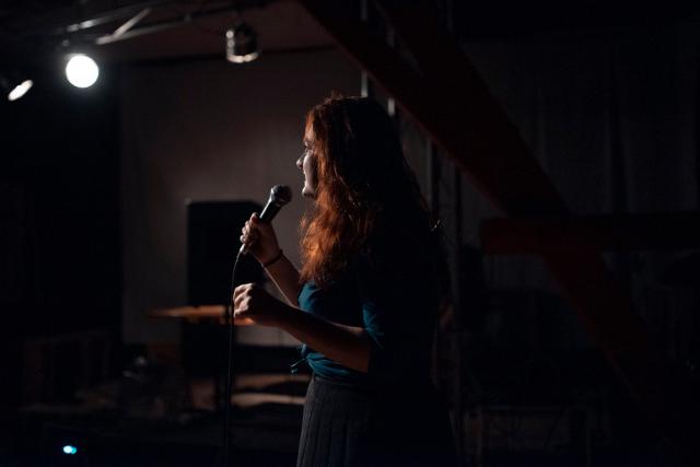 Slam poetry exhibice