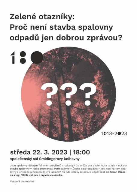 Zelené otazníky – Proč není stavba spalovny odpadů jen dobrou zprávou?