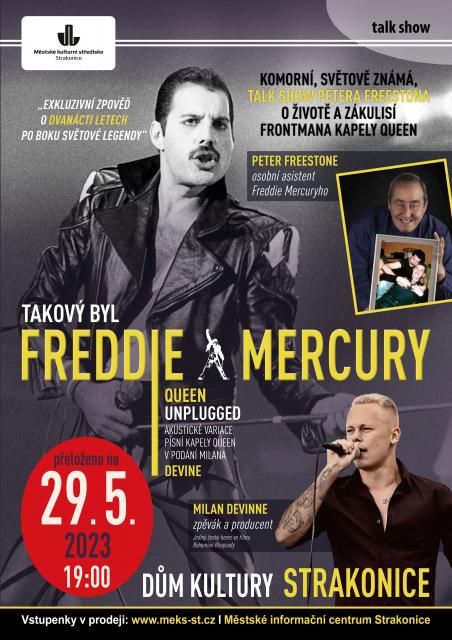 TAKOVÝ BYL FREDDIE MERCURY - interaktivní talkshow