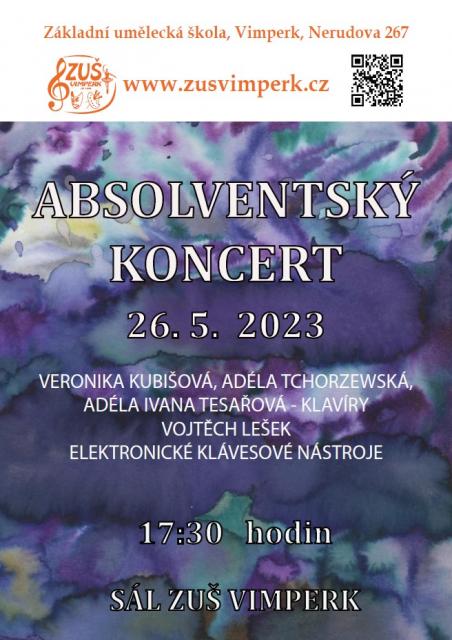 ABSOLVENTSKÝ KONCERT – klavír, el. klávesové nástroje