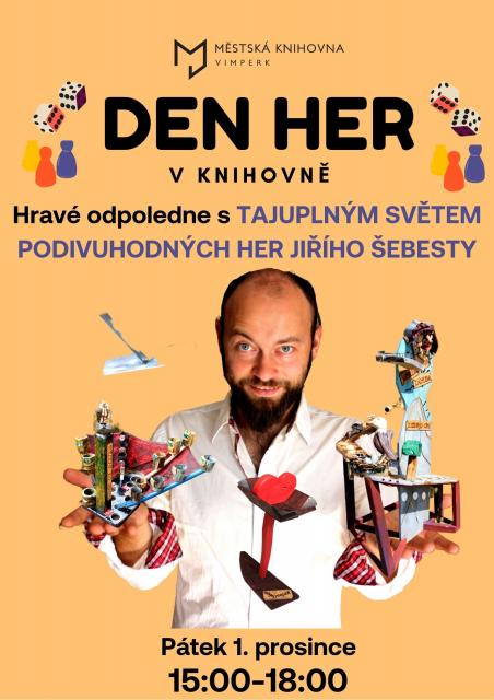 DEN HER V KNIHOVNĚ