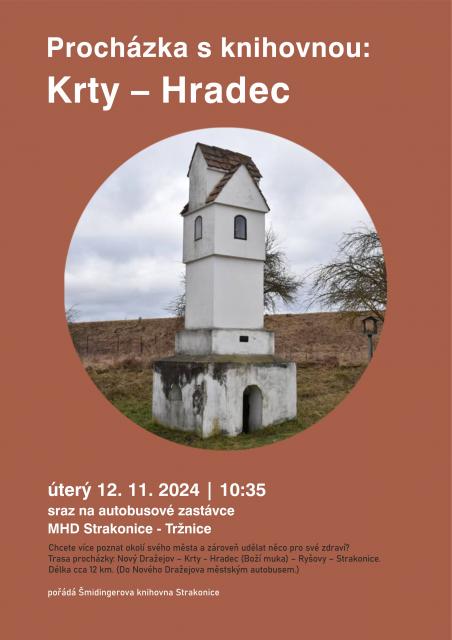 Procházka s knihovnou – Krty-Hradec