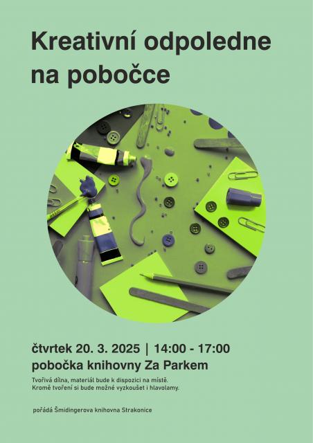 Kreativní odpoledne na pobočce