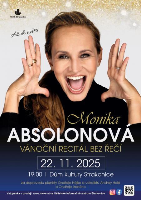 MONIKA ABSOLONOVÁ - vánoční recitál BEZ ŘEČÍ