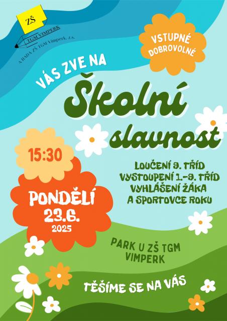 ŠKOLNÍ SLAVNOST ZŠ TGM