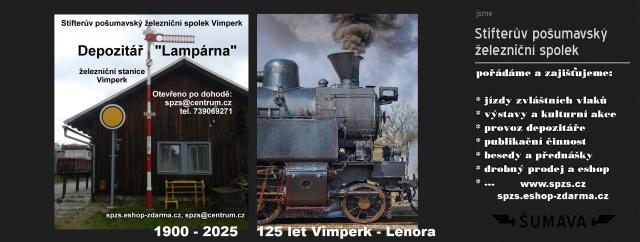 125 LET ŽELEZNIČNÍ TRATĚ VIMPERK–LENORA