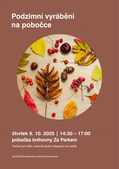 Podzimní vyrábění na pobočce
