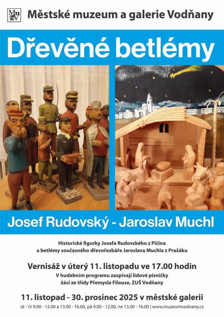 Josef Rudovský - Jaroslav Muchl Dřevěné betlémy