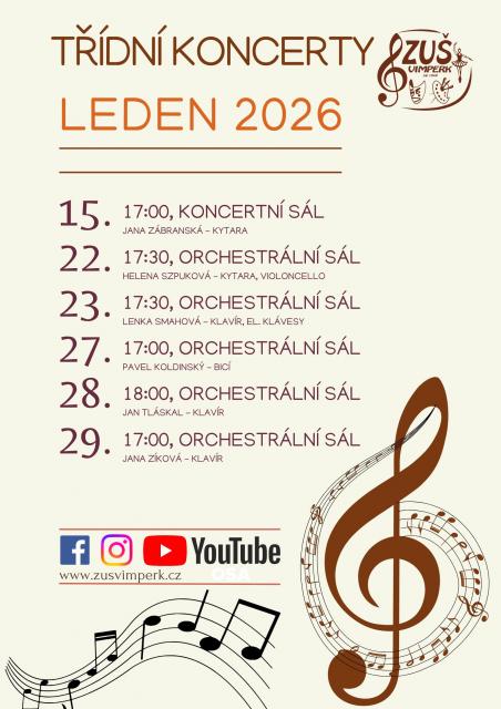 TŘÍDNÍ KONCERT ŽÁKŮ PAVLA KOLDINSKÉHO