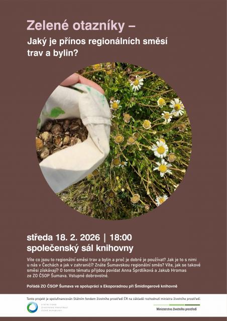 Zelené otazníky – Jaký je přínos regionálních směsí trav a bylin?