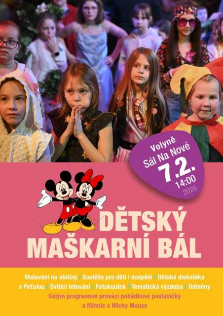 DĚTSKÝ MAŠKARNÍ BÁL