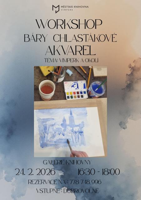 Bára Chlastáková - Workshop akvarel