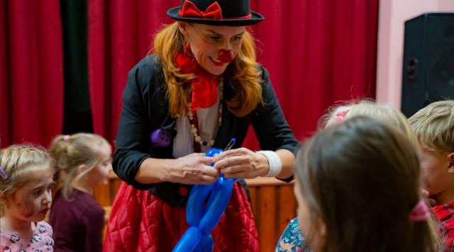 Maškarní bál pro děti s klaunkou Pepinou