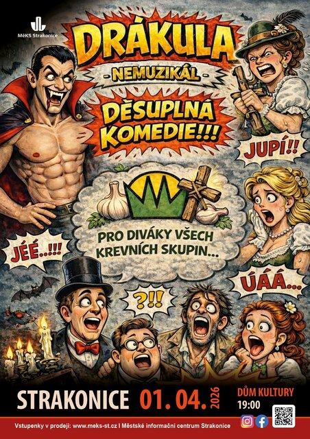 DRÁKULA aneb DĚSUPLNÁ KOMEDIE - Tyjátr Horažďovice