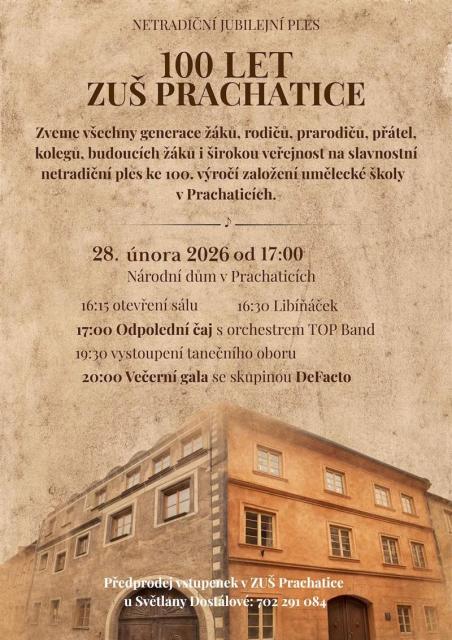 Výročí 100 let ZUŠ Prachatice