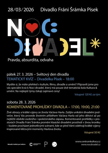 Noc divadel - komentované prohlídky