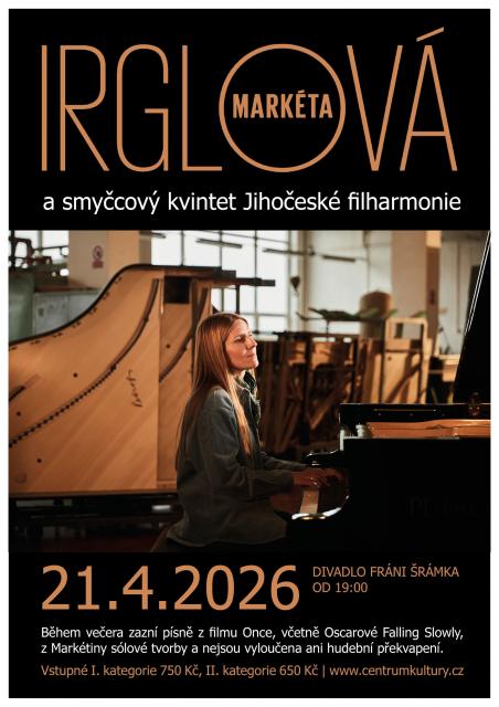 Markéta Irglová a smyčcový kvintet Jihočeské filharmonie