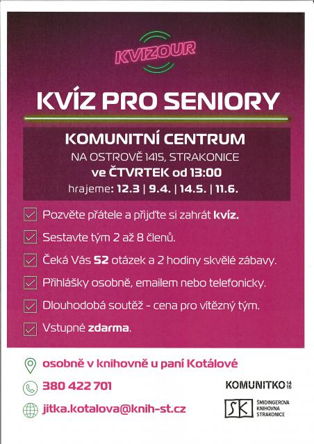 Kvíz pro seniory