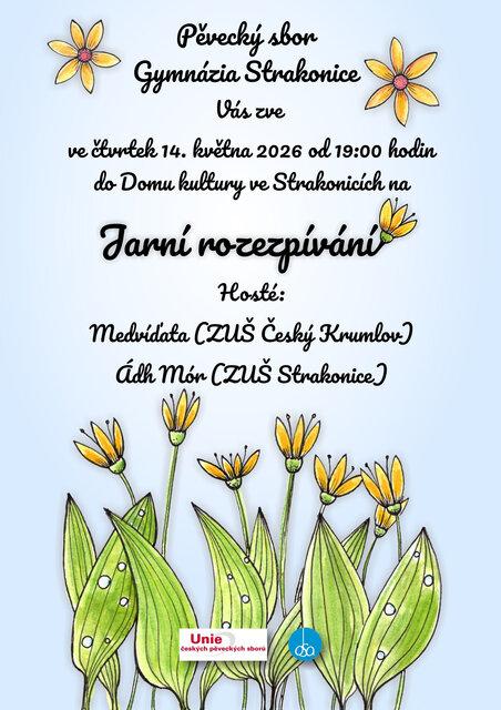 JARNÍ ROZEZPÍVÁNÍ 2026