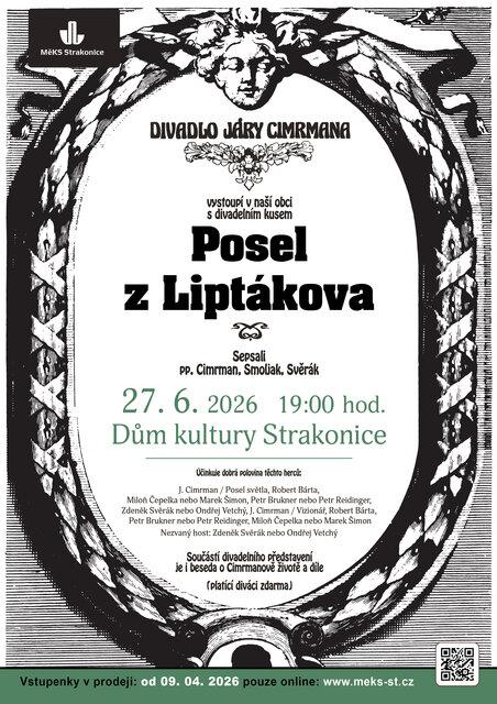POSEL Z LIPTÁKOVA - Divadlo Járy Cimrmana