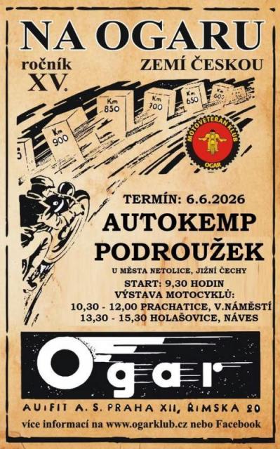 Na Ogaru zemí Českou XV