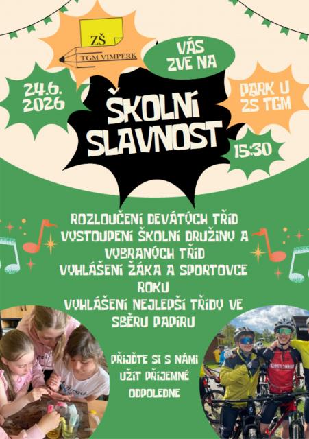 ŠKOLNÍ SLAVNOST ZŠ TGM