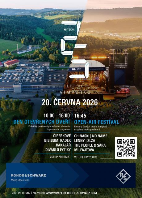 Den otevřených dveří a open air festival Rohde & Schwarz