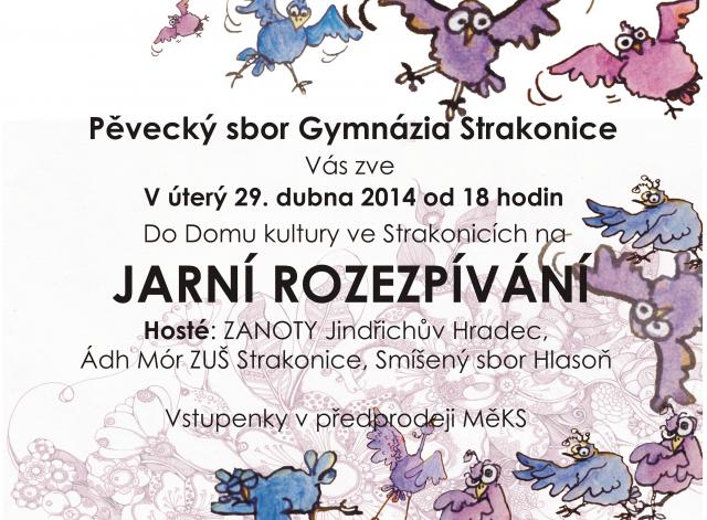 Jarní rozezpívání
