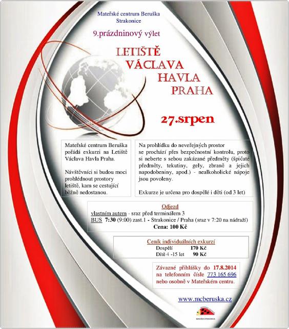 Exkurze na letiště Václava Havla