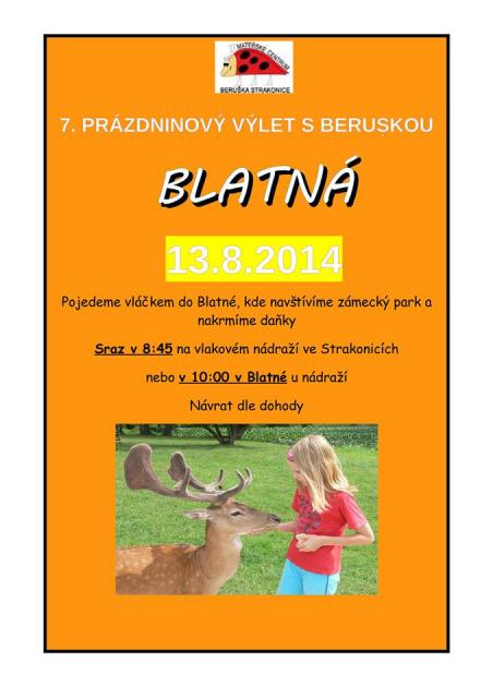 Výlet do Blatné