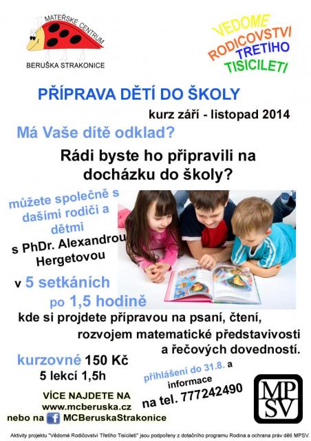 Příprava dětí do školy
