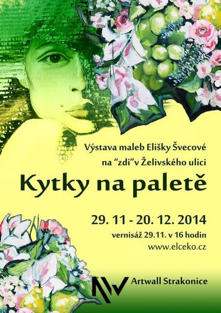 Kytky na paletě - vernisáž