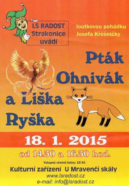 Pták Ohnivák a Liška Ryška