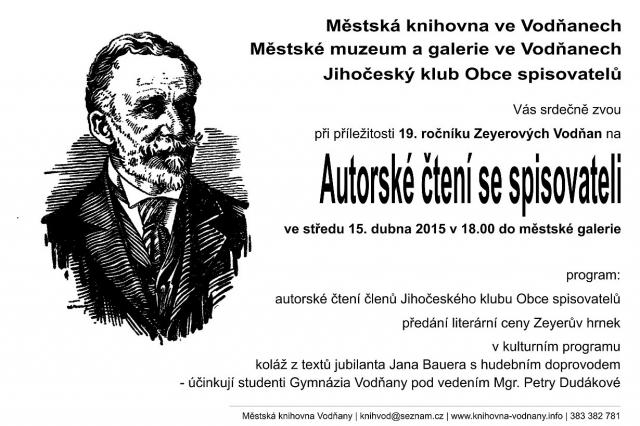 Autorské čteni se spisovateli