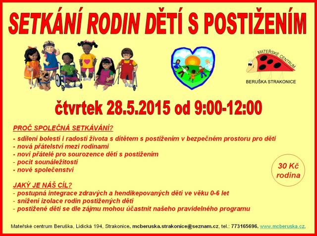 Setkání rodin dětí s postižením