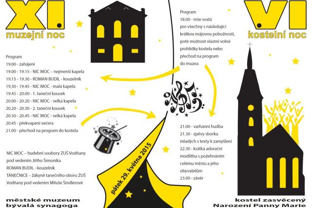Muzejní noc  a kostelní noc ve Vodňanech
