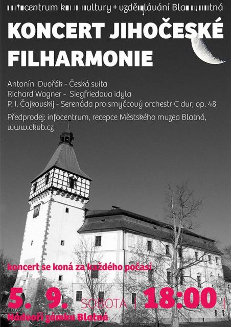 Koncert Jihočeské filharmonie. ZRUŠENO