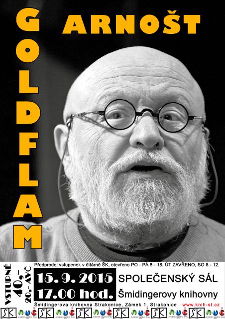 Přijďte na kus řeči s Arnoštem Goldflamem